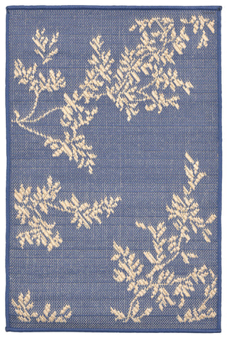 Trans Ocean Terrace Vine Blue Area Rug Main