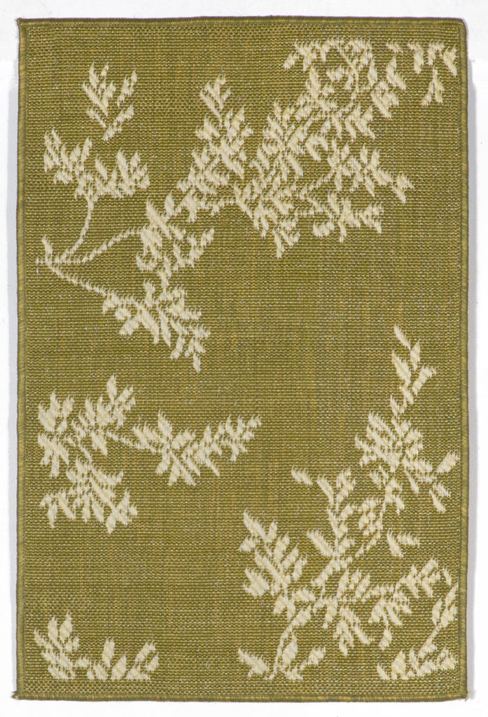 Trans Ocean Terrace Vine Green Area Rug 1' 11'' X 2' 11''