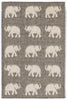 Trans Ocean Terrace Elephants Silver Area Rug 1' 11'' X 2' 11''