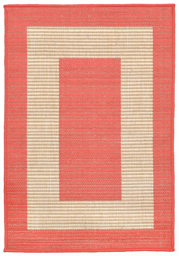 Trans Ocean Terrace Border Orange Area Rug by Liora Manne