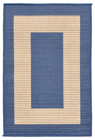 Trans Ocean Terrace Border Blue Area Rug Main