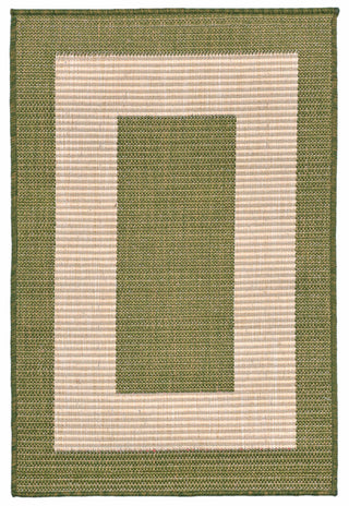 Trans Ocean Terrace Border Green Area Rug Main