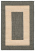 Trans Ocean Terrace Border Grey Area Rug 1' 11'' X 2' 11''