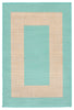 Trans Ocean Terrace Border Blue Area Rug 1' 11'' X 2' 11''