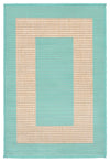 Trans Ocean Terrace Border Turquoise Area Rug by Liora Manne