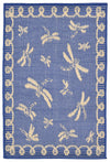 Trans Ocean Terrace Dragonfly Blue Area Rug by Liora Manne 1' 11'' X 2' 11''