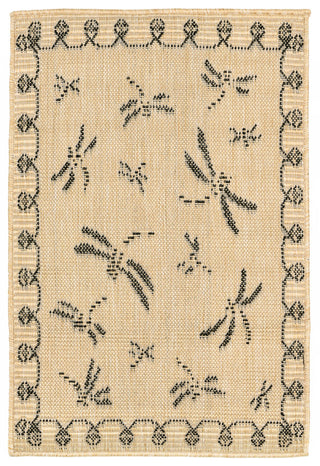 Trans Ocean Terrace Dragonfly Grey Area Rug Main