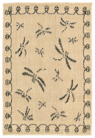 Trans Ocean Terrace Dragonfly Grey Area Rug by Liora Manne 1' 11'' X 2' 11''