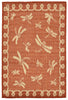 Trans Ocean Terrace Dragonfly Rust Area Rug by Liora Manne 1' 11'' X 2' 11''