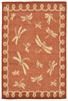 Trans Ocean Terrace Dragonfly Rust Area Rug by Liora Manne 1' 11'' X 2' 11''