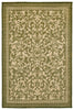 Trans Ocean Terrace Scroll Vine Green Area Rug Main