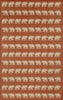 Trans Ocean Terrace Elephants Rust Area Rug main image