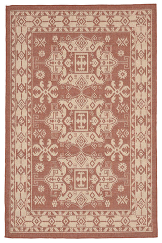 Trans Ocean Terrace Kilim Rust Area Rug main image