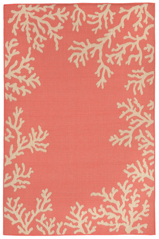 Trans Ocean Terrace Coral Bdr Orange Area Rug main image