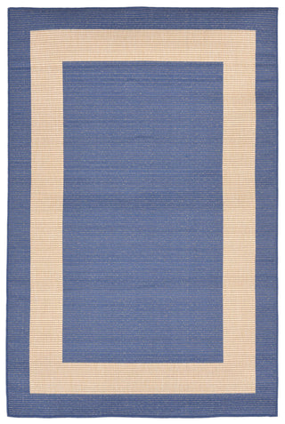 Trans Ocean Terrace Border Blue Area Rug main image