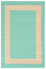 Trans Ocean Terrace Border Blue Area Rug 4' 10'' X 7' 6''