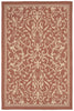 Trans Ocean Terrace Scroll Vine Rust Area Rug 4' 10'' X 7' 6''