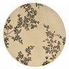 Trans Ocean Terrace Vine Natural Area Rug 7' 10'' Round
