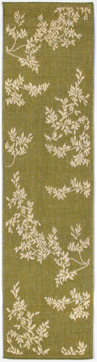 Trans Ocean Terrace Vine Green Area Rug Main