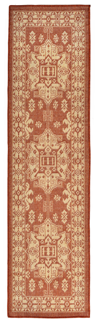 Trans Ocean Terrace Kilim Rust Area Rug Main