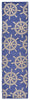 Trans Ocean Terrace Shipwheel Blue Area Rug Main