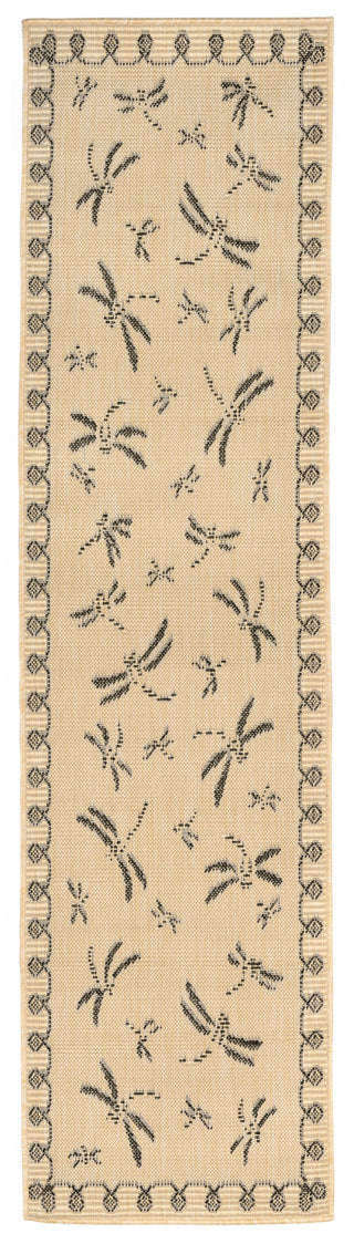 Trans Ocean Terrace Dragonfly Grey Area Rug Main