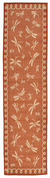 Trans Ocean Terrace Dragonfly Rust Area Rug by Liora Manne 1'11'' X 7'6'' Runner
