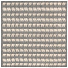 Trans Ocean Terrace Elephants Silver Area Rug 7' 10'' Square