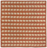 Trans Ocean Terrace Elephants Rust Area Rug 7' 10'' Square