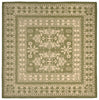Trans Ocean Terrace Kilim Green Area Rug 7' 10'' Square