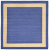 Trans Ocean Terrace Border Blue Area Rug 7' 10'' Square