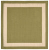 Trans Ocean Terrace Border Green Area Rug 7' 10'' Square