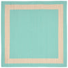 Trans Ocean Terrace Border Blue Area Rug 7' 10'' Square