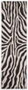 Trans Ocean Visions I Zebra Black Area Rug Main
