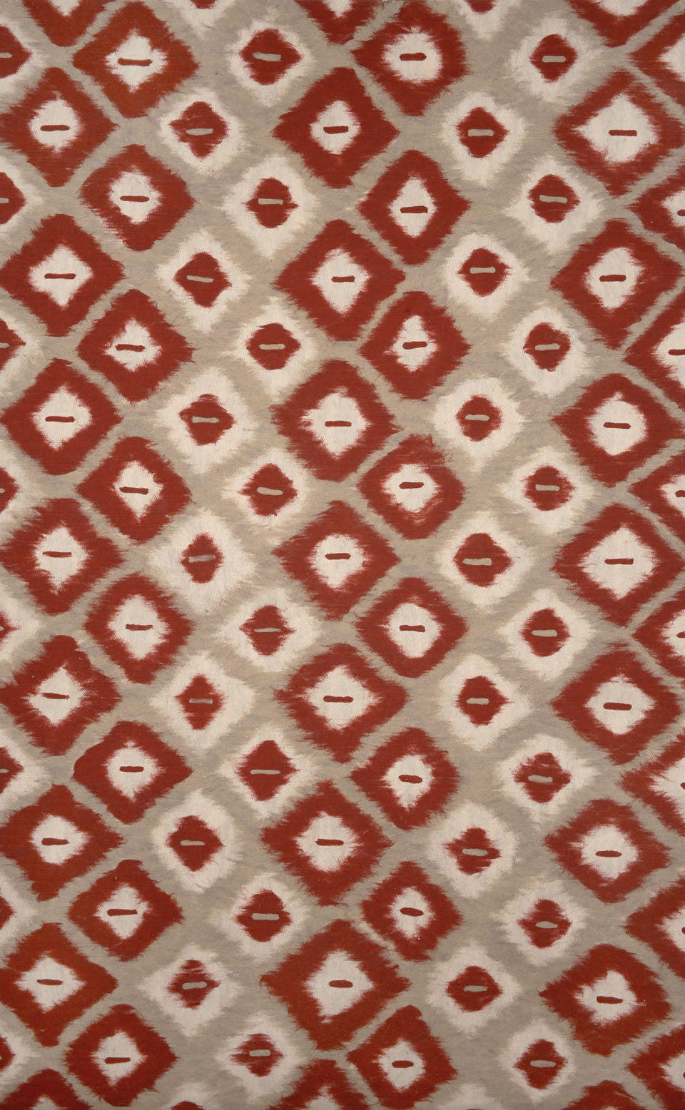 Trans Ocean Visions II Ikat Diamonds Red Area Rug by Liora Manne ...