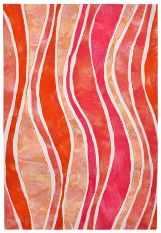 Trans Ocean Visions III Wave Pink Area Rug Main