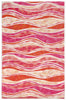 Trans Ocean Visions III Wave Pink Area Rug 5' 0'' X 8' 0''