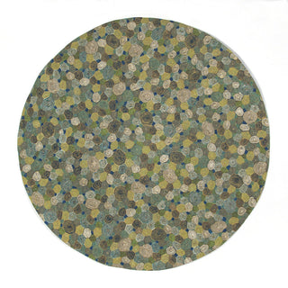 Trans Ocean Visions III Giant Swirls Green Area Rug Main