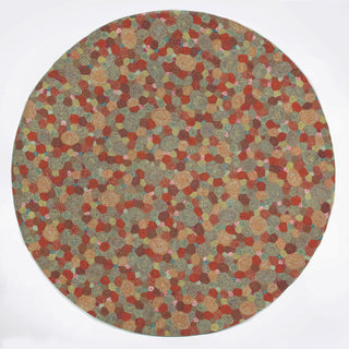 Trans Ocean Visions III Giant Swirls Red Area Rug Main