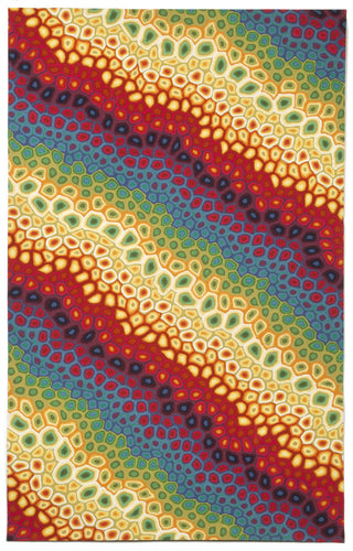 Trans Ocean Visions IV Pop Swirl Multi Area Rug main image