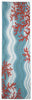 Trans Ocean Visions IV Coral Reef Blue Area Rug by Liora Manne 2'3'' X 8'0'' Runner
