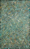 Trans Ocean Visions V Arch Tile Blue Area Rug Main