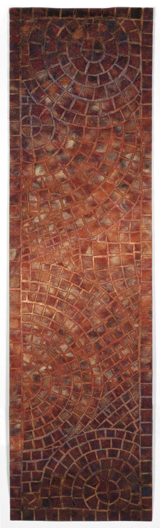 Trans Ocean Visions V Arch Tile Red Area Rug 2'3'' X 8'0'' Runner