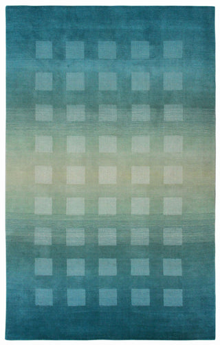 Trans Ocean Vienna Ombre Boxes Blue Area Rug main image