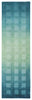 Trans Ocean Vienna Ombre Boxes Blue Area Rug 2'3'' X 8'0'' Runner