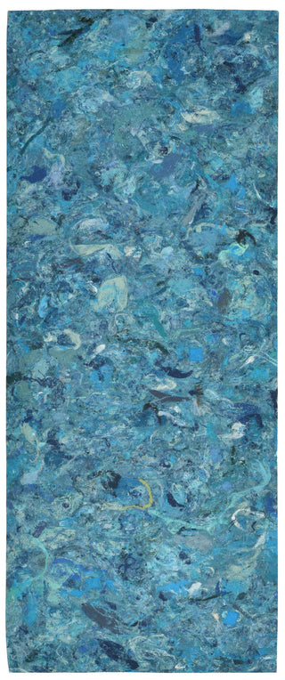 Trans Ocean Visions I Quarry Blue Area Rug Main