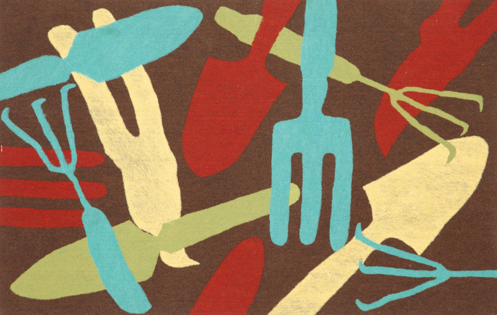 Trans Ocean Visions II Garden Tools Brown Area Rug 1' 8'' X 2' 6''