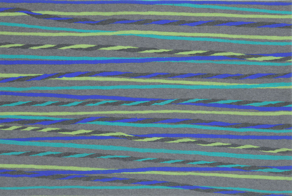 Trans Ocean Visions II Twist Stripe Grey Area Rug 1' 8'' X 2' 6''
