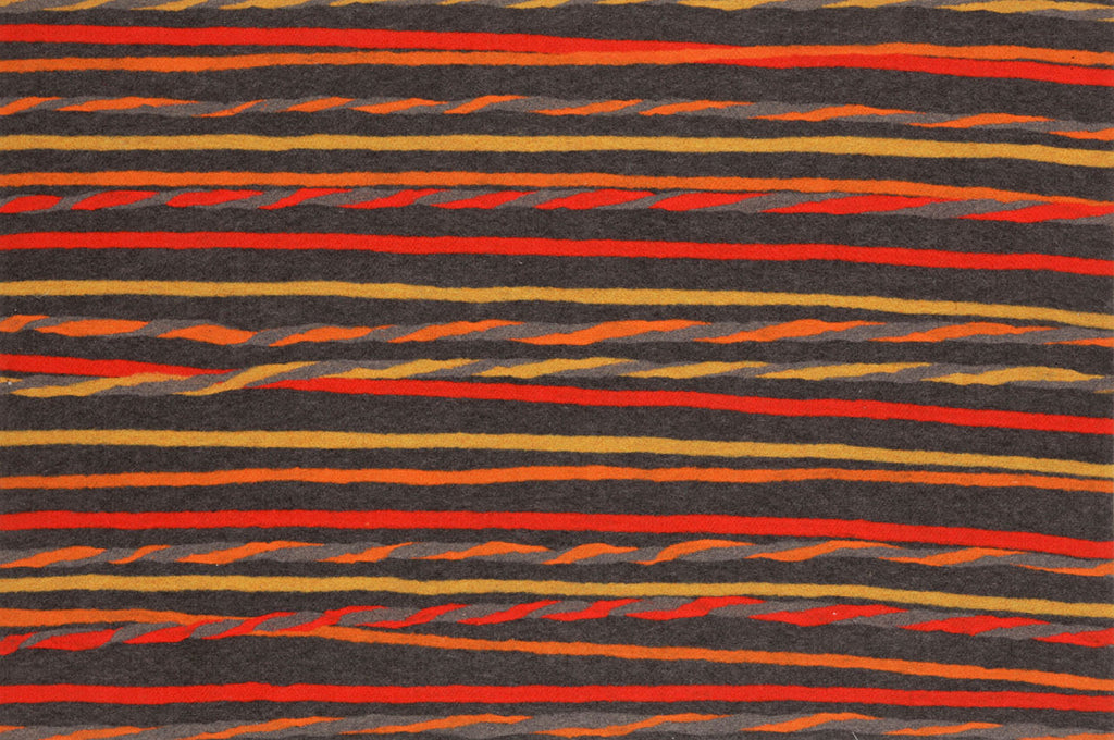 Trans Ocean Visions II Twist Stripe Grey Area Rug 1' 8'' X 2' 6''