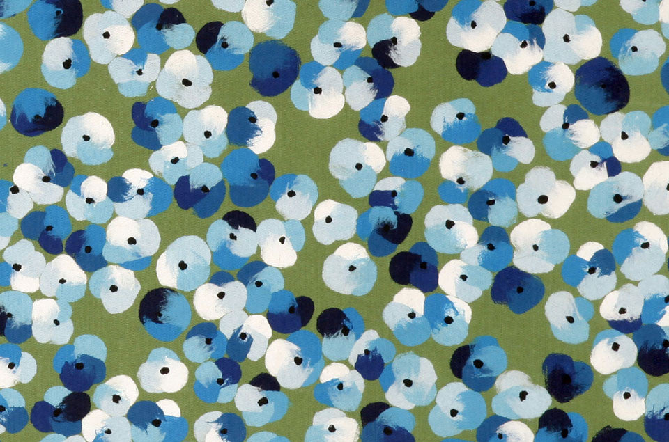 Trans Ocean Visions III Pansy Blue Area Rug main image